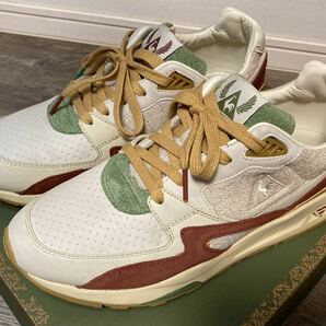 SneakerBox別注 le coq sportif LCS R800 HUMMUS 26.5cm フムス KITH ルコックスポルティフ