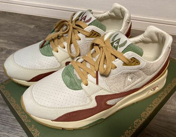 SneakerBox別注 le coq sportif LCS R800 HUMMUS 26.5cm フムス KITH ルコックスポルティフ