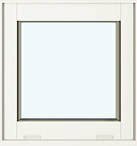 ★【DIY】 Ykkap 横スリットＦＩＸ窓 アルミ＋樹脂複合 エピソードⅡNEO W250×H253 （021018）一般複層仕様_画像3