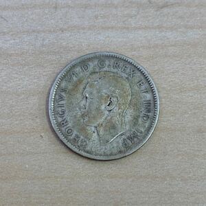 【TH0503】 海外 古銭 カナダ 25セント1944年 1枚 約 5.6ｇ キズあり 汚れあり コレクション