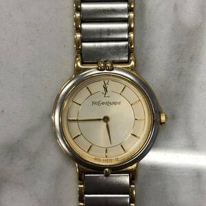 [TK0519]YSL CITISEN Citizen wristwatch Yves Saint-Laurent 2200-228481 silver color Gold color silver color gold color brand operation not yet verification 