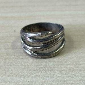 【T0516②】925刻印 シルバー SILVER silver リング 指輪 アクセサリー 約5.8g
