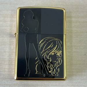 【TN0515】ZIPPO Zippo ジッポー ジッポ ライター 喫煙具 喫煙グッズ ルパン三世 峰不二子 動作未確認 着火未確認 ゴールドカラー