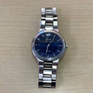 [TH0514] SEIKO Seiko DOLCE Dolce наручные часы 8J41-6190 кварц серебряный цвет циферблат темно-синий неподвижный товар царапина есть загрязнения есть 
