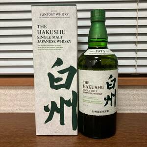 【H0526】※２０歳未満の者に対する酒類の販売はしません※千葉県内への発送限定 サントリー 白州 NV 未開栓 ウイスキー 箱付き 43% 700ml 