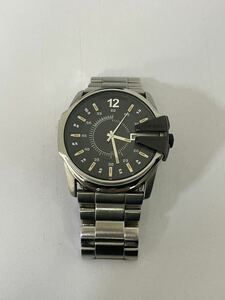 [TN0519]DIESEL diesel DZ-1208 quartz Date men's wristwatch operation 