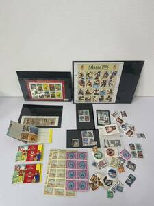 [TN0517C] foreign stamp set sale seat rose unused used . mixing Christmas Atlanta 1996 Olympic ke-to abroad 