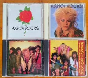 HANOI ROCKS ハノイ・ロックス CD四枚セット / Michael Monroe マイケルモンローAndy McCoy アンディマッコイ Sam Yaffa サムヤッファ