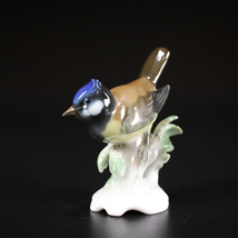 CF286 Rosenthal 【ローゼンタール】 色絵鳥 置物 高8.8㎝／美品！ｈ_画像5