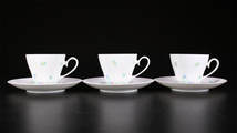 CF334 Rosenthal 【ローゼンタール】 カップ＆ソーサー 6組 ポット 13点セット 作者サイン入／美品！ｚｎ_画像2