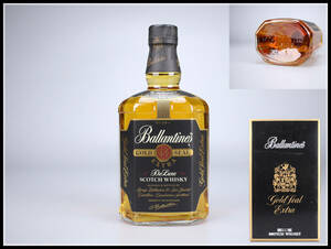 ZB194 スコッチウイスキー Ballantine's GOLD SEAL EXTRA De Luxe SCOTCH WHISKY ゴールドシール エクストラ デラックス 未開封