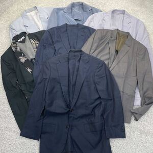 【まとめ7点 セット売り】テーラードジャケット チルコロ CIRCOLO TOMORROWLAND PILGRIM Aquascutum ヒューゴボス HUGO BOSS等