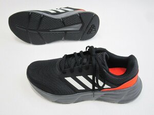 ★40％OFF～ adidas アディダス ギャラクシー6 ゆったり 人気 ランニング【紳士 メンズ】Meスニーカー 黒白 27.0cm 7タ