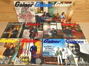 #5/Gainer ゲイナー 2010～2015年 11冊セット 雑誌 ファッション