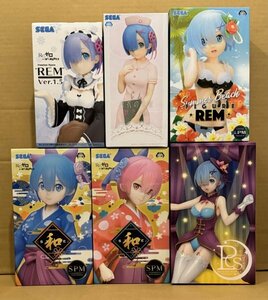 未開封　レム Re:ゼロから始める異世界生活 　フィギュア リゼロ Re: zero Rem まとめて6点