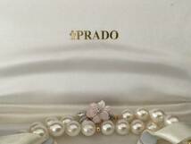 【美品】綺麗なデザインのロングパールネックレス ★PRADO★素敵_画像3