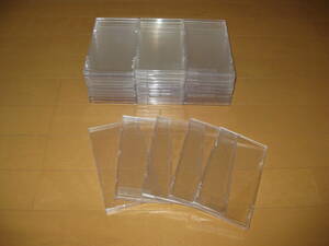 8cm single CD plastic case 30 pieces set used tanzaku 8 centimeter 8 -inch storage preservation clear case CD case 