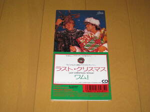  последний * Рождество wam!LAST CHRISTMAS WHAM! 8cm одиночный CD записано в Японии CD 10*8P-3057