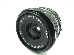 Canon キャノン New FD NFD 35mm f/2.8 Wide Angle MF Lens 現状品 ジャンク J403