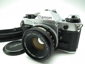 Canon キャノン AE-1 Program Film Camera FD 50mm f/1.8 s.c J408