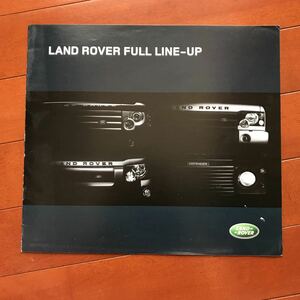  Land Rover 2004 year of model full line-up catalog 
