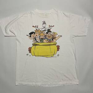 90s The Flintstones Tシャツ ビンテージ FOX 宇宙人 エイリアン 映画 ムービー アート アニメ バンド 80s キャラクター 古着 70s 60s