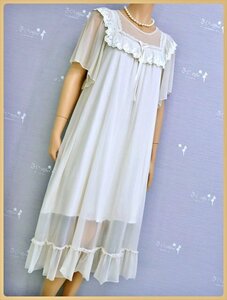 CA7-456#/ bust 100.. g llama - size! wide specification . calm did comfortable! Rav Lee . race . frill . lovely! negligee *^