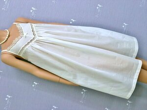 CA7-177#// bust 90.. large L size! soft soft feel of! white / One-piece type / negligee * most low price . postage .. packet 210 jpy 