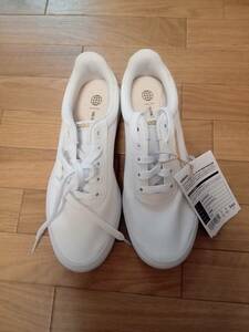 Adidas white sneakers 24.5cm