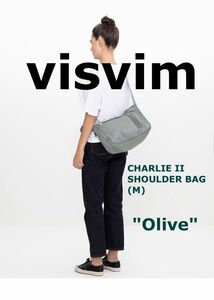 24SS即完売品visvim CHARLIE II SHOULDER BAG (M) Oliveショルダーバッグビズビム中村ヒロキ