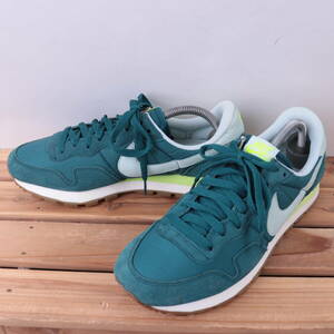 z2101 ナイキ エアペガサス83 US10.5 27.5cm/グリーン 黄緑 NIKE AIR PEGASUS 83 レディース メンズ スニーカー 中古