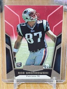 NFL Rob Gronkowski 2010 Topps Unrivaled RC Red /25 #112 New England Patriots TE 25枚限定