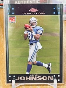 NFL Calvin Johnson 2007 Topps Chrome RC #TC200 Calvin Johnson RC / Detroit Lions WR