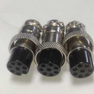 3 piece set 8 pin Mike connector transceiver .