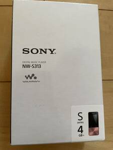 新品未使用品　ソニー SONY ウォークマン NW-S313 ピンク