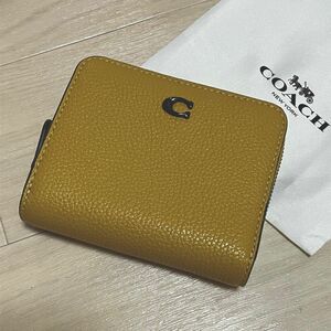 COACH ビルフォールド ウォレット 財布 コインケースイエロー ゴールド 黄色