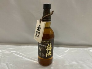 B5-197 未開栓 SUNTORY サントリー 山崎蒸溜所貯蔵 焙煎樽熟成 梅酒 ウイスキーブレンド リキュール 750ml 17％ 保管品