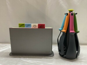 G5-219 現状品 JosephJoseph ジョセフジョセフ キッチン雑貨 まとめて 2点セット インデックス まな板 / エレベート カルーセルセット