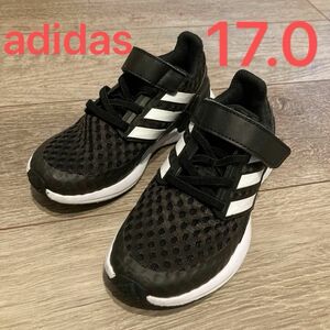 スニーカー ラピダラン [RapidaRun] アディダス キッズ 子供用 17cm adidas