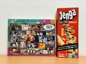 新品未開封　鬼滅の刃ジグソーパズルとジェンガクラシックのセット