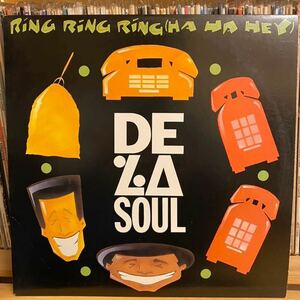 希少【us original】de la soul/ring ring ring デラソウル　オリジナル盤　LP 90's hiphop 12inch レコード