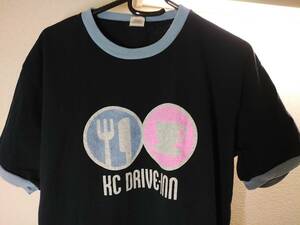 試着程度★バックドロップ購入★Tシャツ★紺　Lサイズ