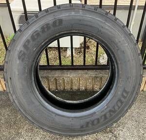 バリ山☆良品★ミックス☆DUNLOP DECTES”SP680”★245/70R19.5 136/134J【1本のみ】