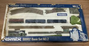  used Showa Retro TOMIXto Mix 90002 Basic Set No.2 Basic railroad model rail roadbed vehicle N-SCALE/590 N gauge 