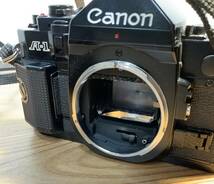 ジャンク品 Canon A-1 一眼レフ フィルムカメラ ボディ レンズ セット59mm1:1.4 100-200mm1:5.6キャノン フィルムカメラ/566_画像10