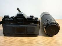 ジャンク品 Canon A-1 一眼レフ フィルムカメラ ボディ レンズ セット59mm1:1.4 100-200mm1:5.6キャノン フィルムカメラ/566_画像4