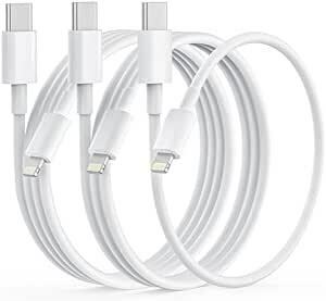 iPhone 充電ケーブル タイプc 純正 USB-C to Lightningケーブル【0.2m/1m/2m/3本,MFi認証】