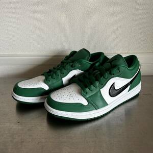 未使用 NIKE AIR JORDAN 1 LOW PINE GREEN ナイキ エアジョーダン ロー パイン グリーン