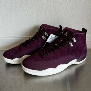 未使用 NIKE AIR JORDAN 12 RETRO BORDEAUX ナイキ エアジョーダン 12 レトロ ボルドー