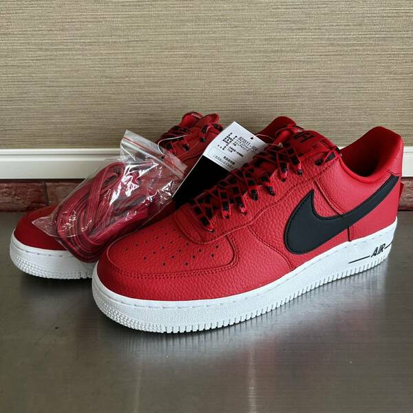 未使用 NIKE AIR FORCE 1 LOW NBA UNIVERSITY RED ナイキ エアフォース 1 ロー エヌビーエー ユニバーシティ レッド